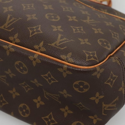 Louis Vuitton Deauville Handbag Monogram Canvas, BROWN, CANVAS, Handbag