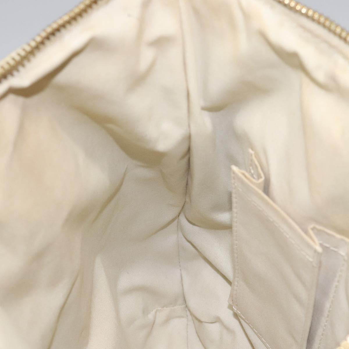 Louis Vuitton Marina Handbag Mini Lin Croisette, BEIGE, CANVAS, Handbag