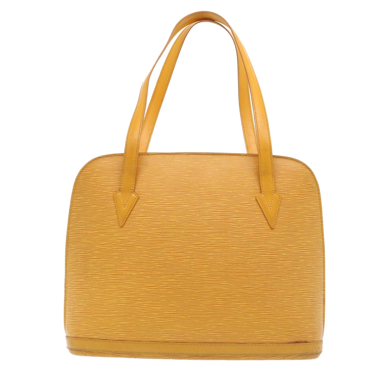 Louis Vuitton Lussac Handbag Epi Leather, YELLOW, LEATHER, Handbag