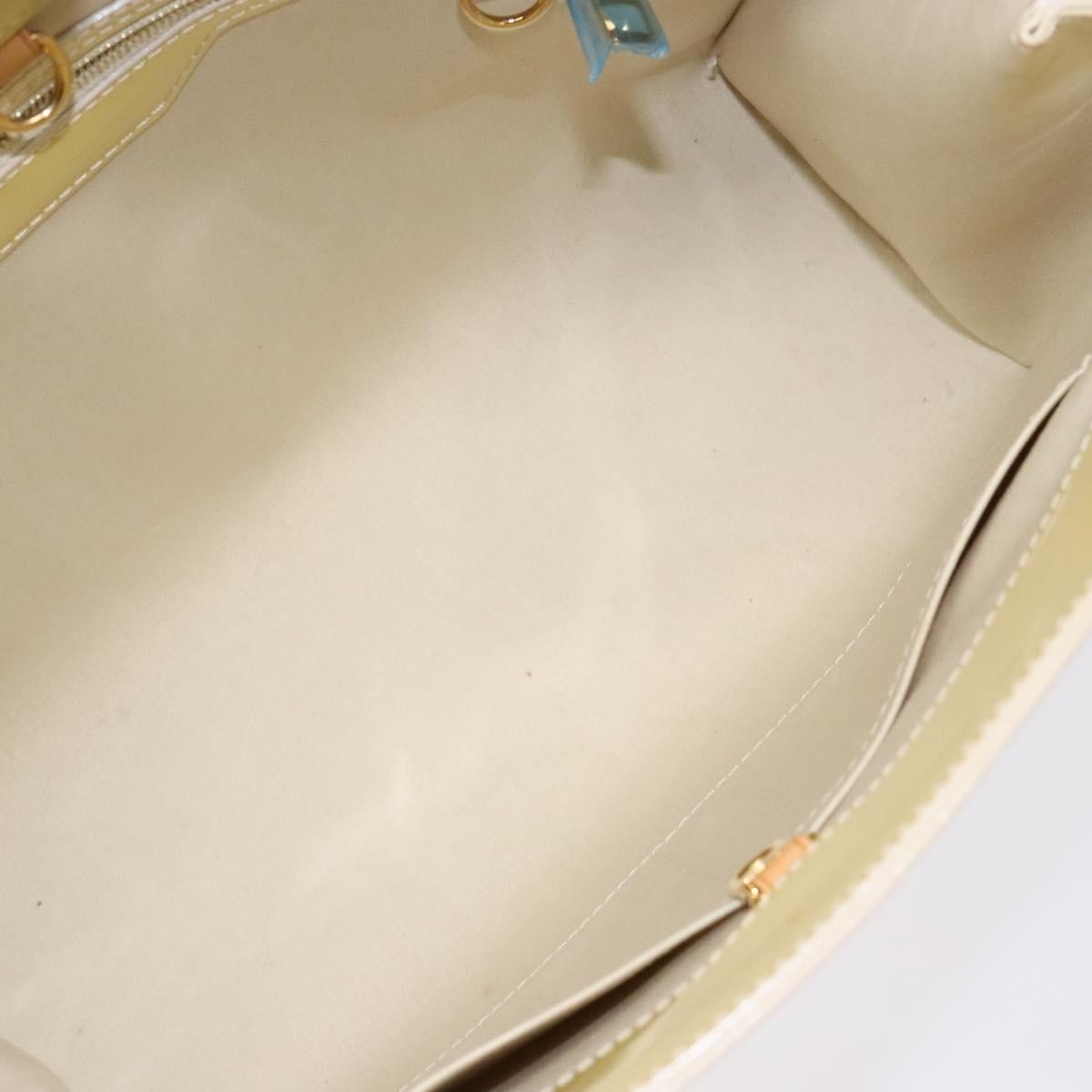 Louis Vuitton Catalina Handbag Monogram Vernis, YELLOW, PATENT_LEATHER, Tote bag