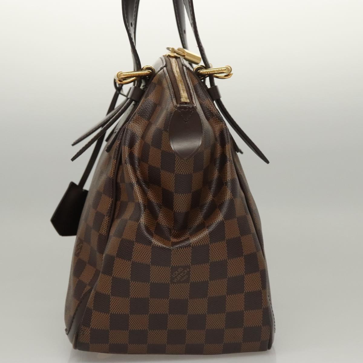 Louis Vuitton Verona Handbag Damier, BROWN, CANVAS, Shoulder bag