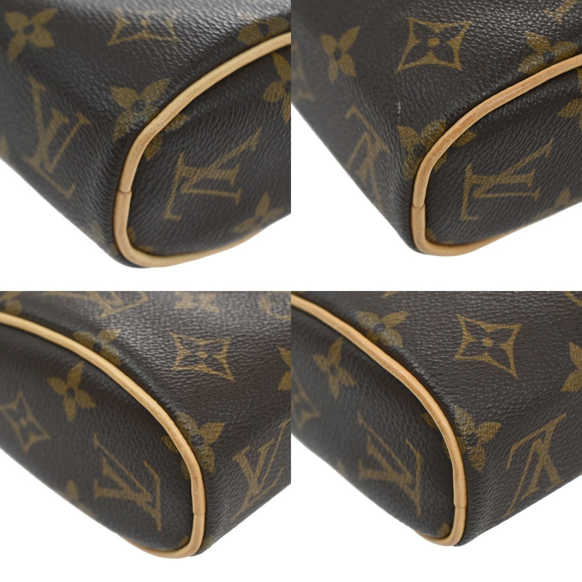 Louis Vuitton Sonatine Handbag Monogram Canvas, BROWN, CANVAS, Handbag
