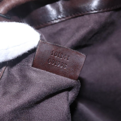 Gucci Vintage Open Shoulder Bag (Outlet) GG Canvas with Leather, BEIGE, CANVAS, Shoulder bag