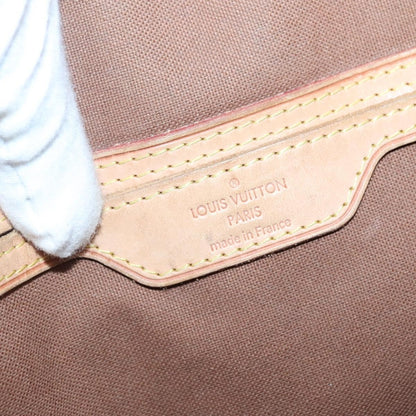 Louis Vuitton Palermo Handbag Monogram Canvas, BROWN, CANVAS, Tote bag