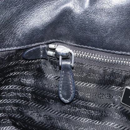 Prada Bow Tote Tessuto with Leather, Black, Nylon, Tote Bag