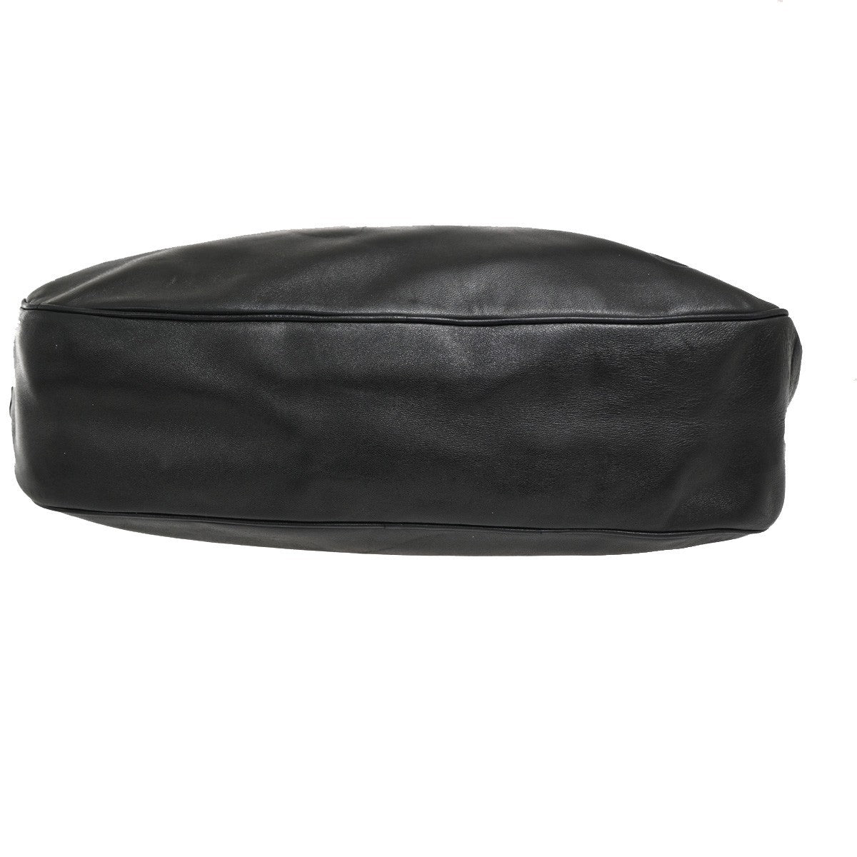 Christian Dior Vintage CD Handbag Leather, BLACK, LEATHER, Handbag