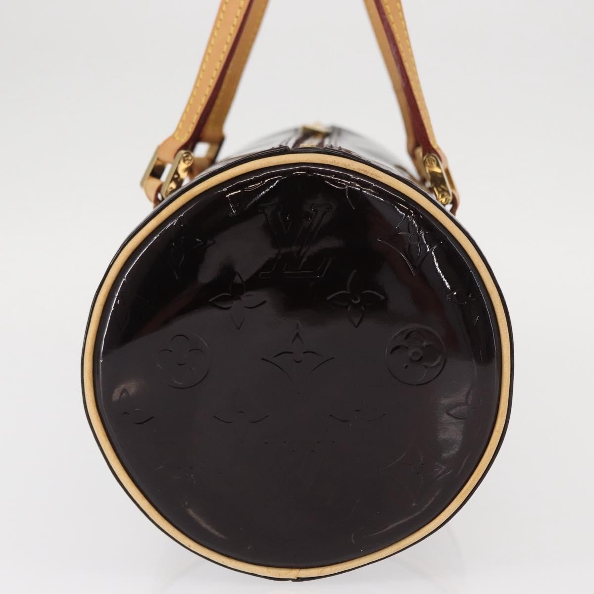 Louis Vuitton Bedford Handbag Monogram Vernis, BURGUNDY, PATENT_LEATHER, Handbag