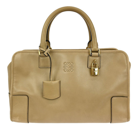 Loewe Amazona Bag Leather, GRAY, LEATHER, Handbag