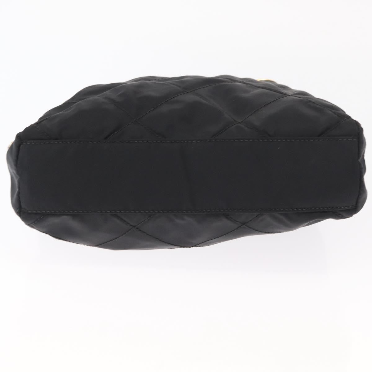 Prada Re-Edition 1995 Chain Tote Quilted Re-Nylon, BLACK, NYLON, Shoulder bag