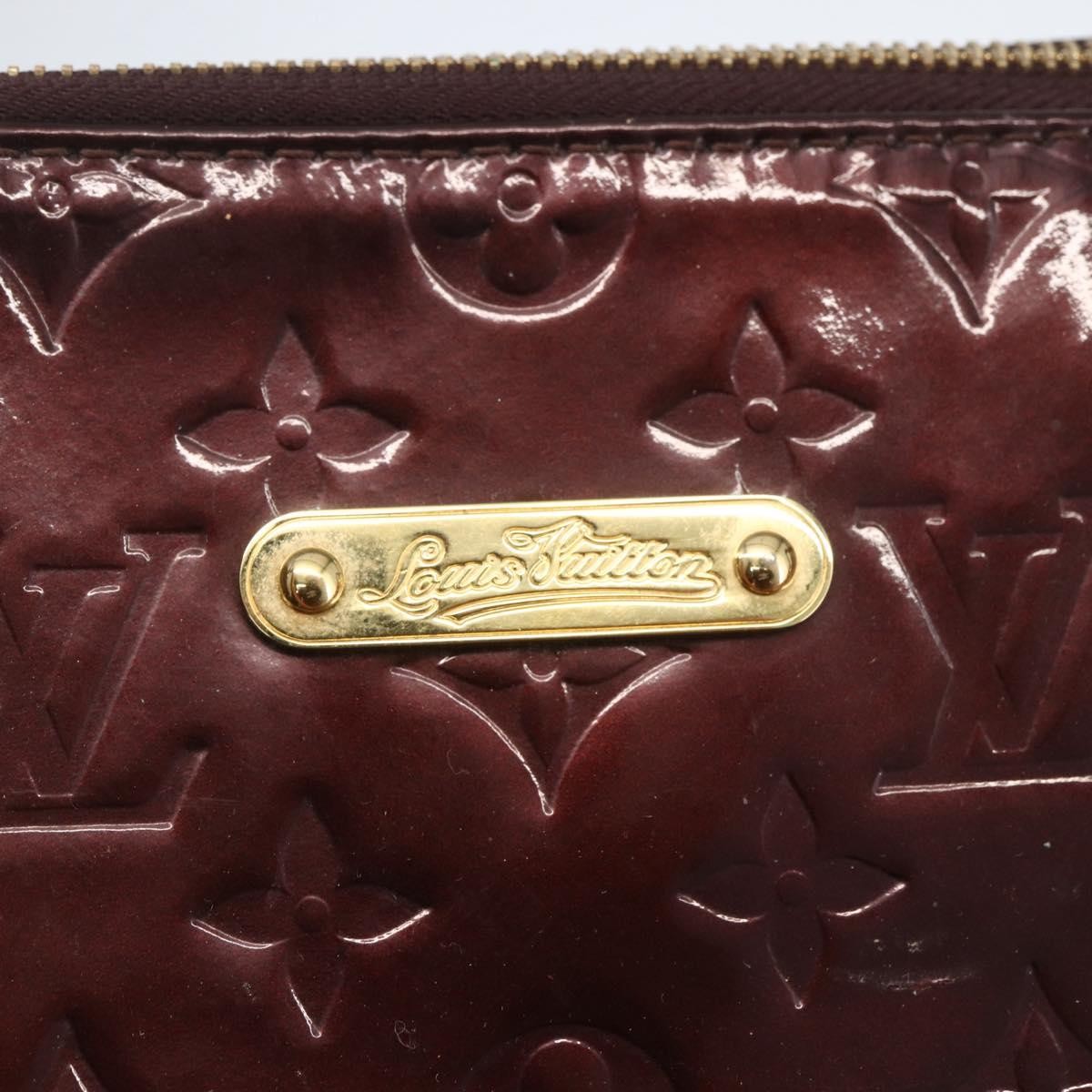 Louis Vuitton Bellevue Handbag Monogram Vernis, BURGUNDY, PATENT_LEATHER, Tote bag