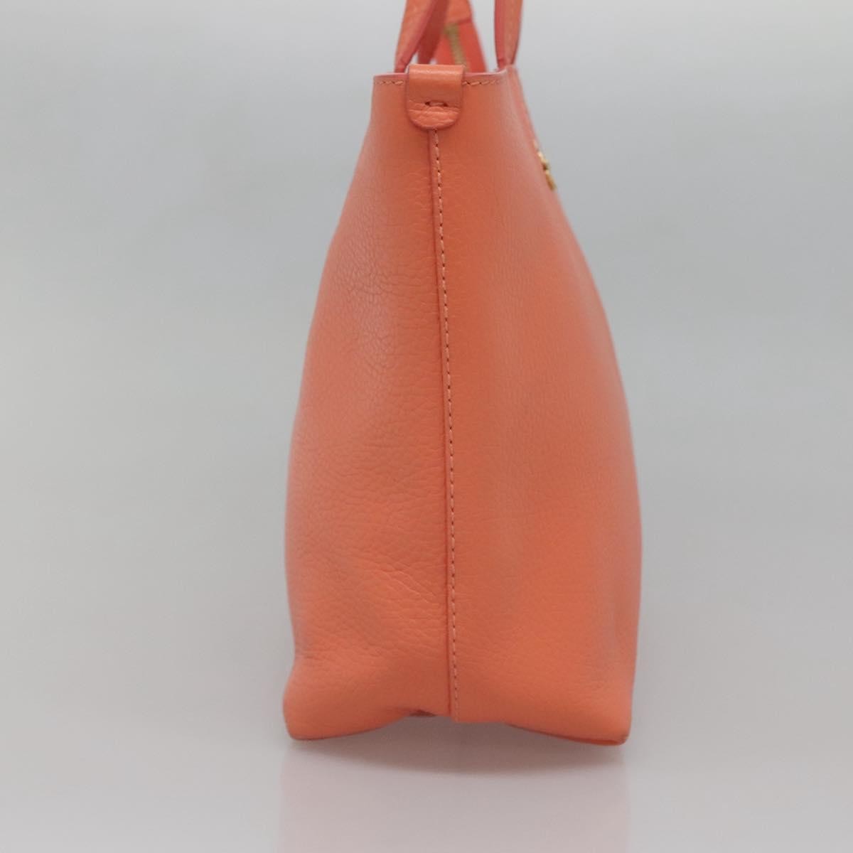 Salvatore Ferragamo Bice Tote Leather, ORANGE, LEATHER, Tote bag