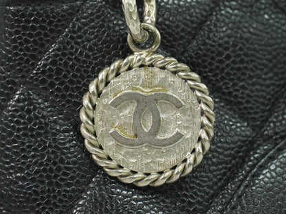 Chanel Medallion Tote Quilted Caviar, BLACK, LEATHER, Tote bag