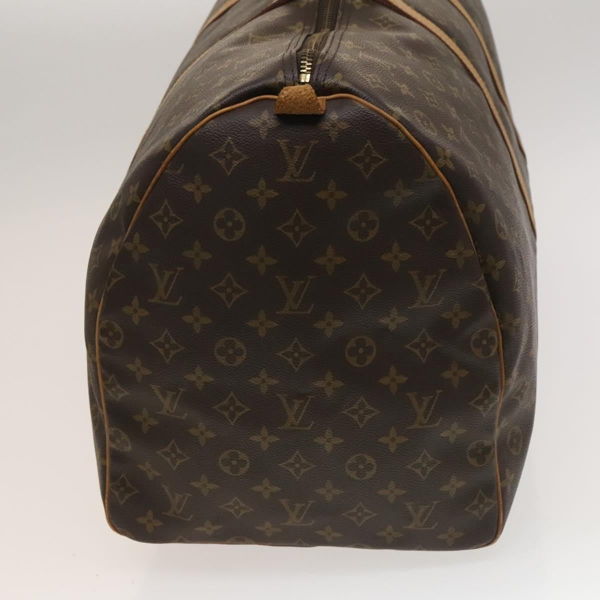 Louis Vuitton Keepall Bag Monogram Canvas, BROWN, CANVAS, Travel bag