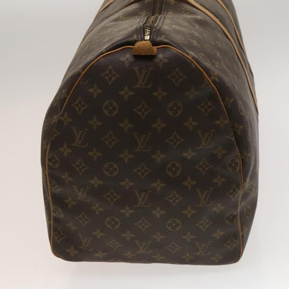 Louis Vuitton Keepall Bag Monogram Canvas, BROWN, CANVAS, Travel bag