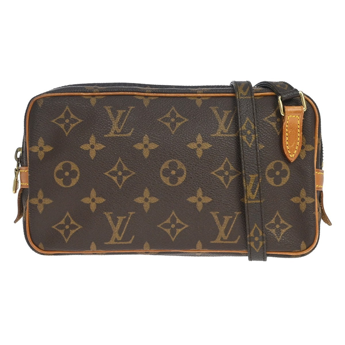 Louis Vuitton Pochette Marly Bandouliere Bag Monogram Canvas, Brown, Canvas, Clutch