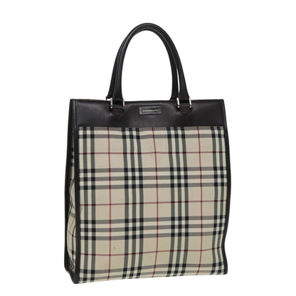 Burberry Nova Check Tote canvas check pattern, BEIGE, CANVAS, Tote bag