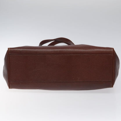 Salvatore Ferragamo Vala tote Leather, BROWN, LEATHER, Tote bag