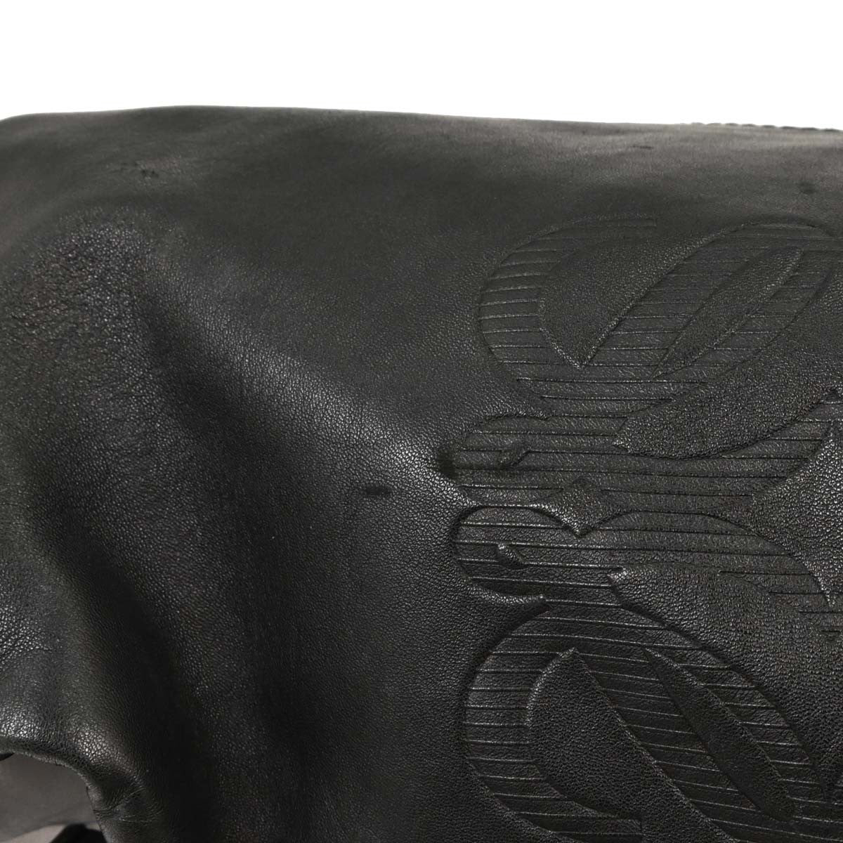 Loewe Anagram Logo Nappa Aire Hand Bag Leather, BLACK, LEATHER, Tote bag