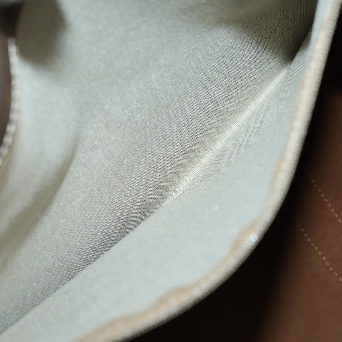 Celine Vintage Duffle Bag Macadam Coated Canvas, BROWN, CANVAS, Travel bag