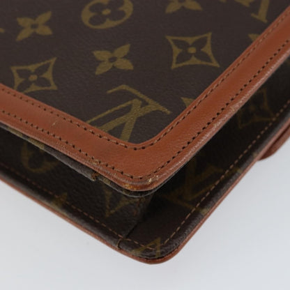 Louis Vuitton Dame Pochette Monogram Canvas, BROWN, CANVAS, Clutche & pouche