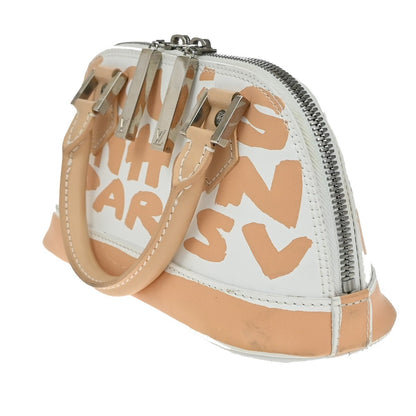 Louis Vuitton Alma Handbag Limited Edition Graffiti Leather, BEIGE, LEATHER, Handbag