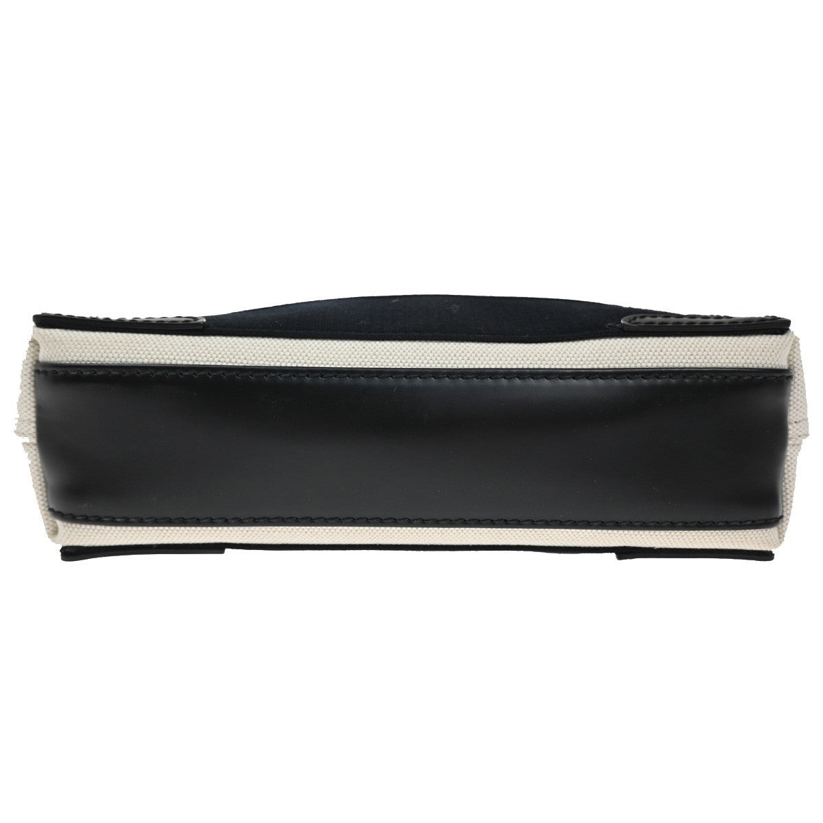 Balenciaga Navy Cabas Canvas with Leather, BEIGE, CANVAS, Bag