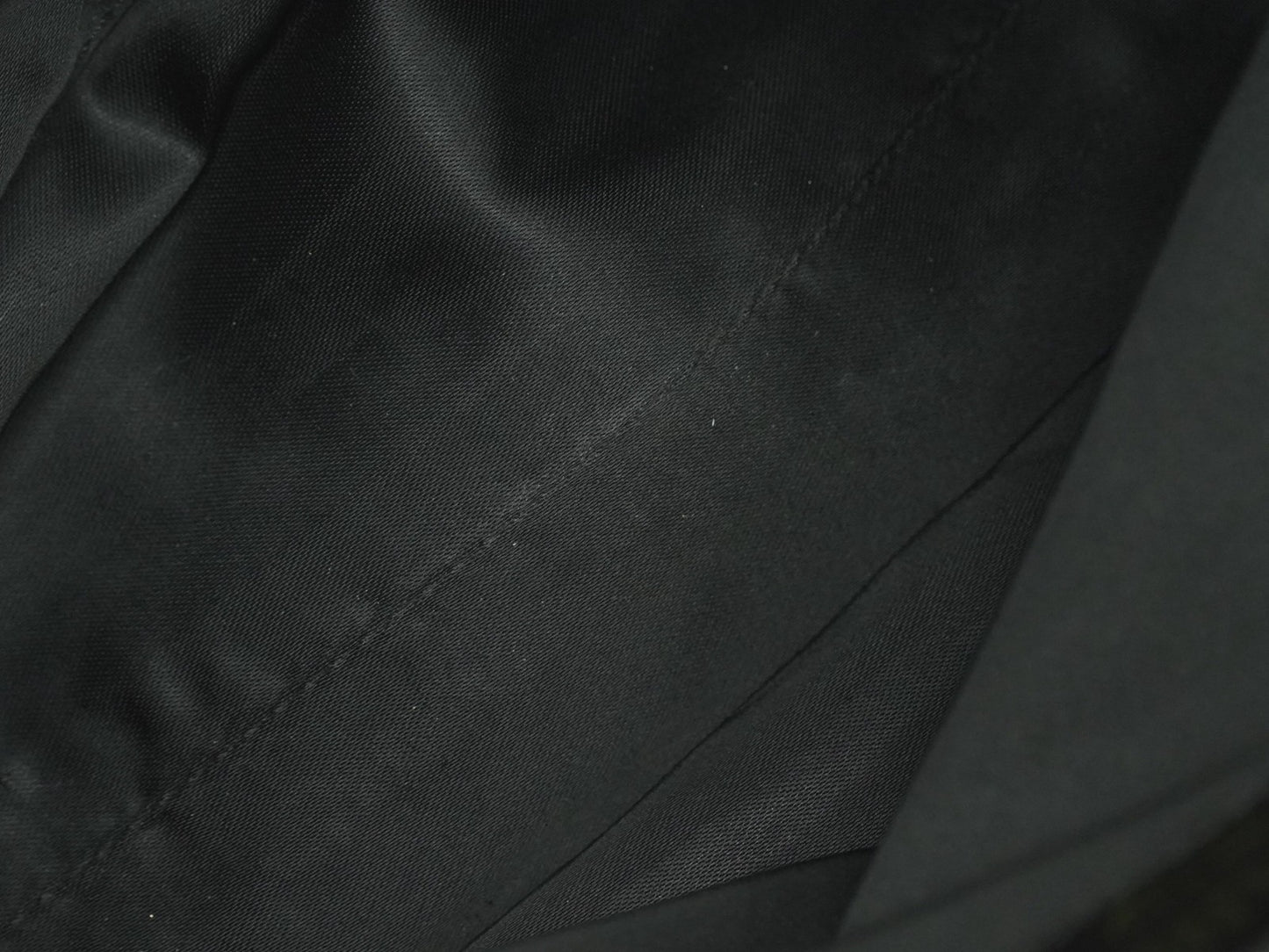 Chanel Vintage Logo Chain Tote Caviar, BLACK, LEATHER, Tote bag