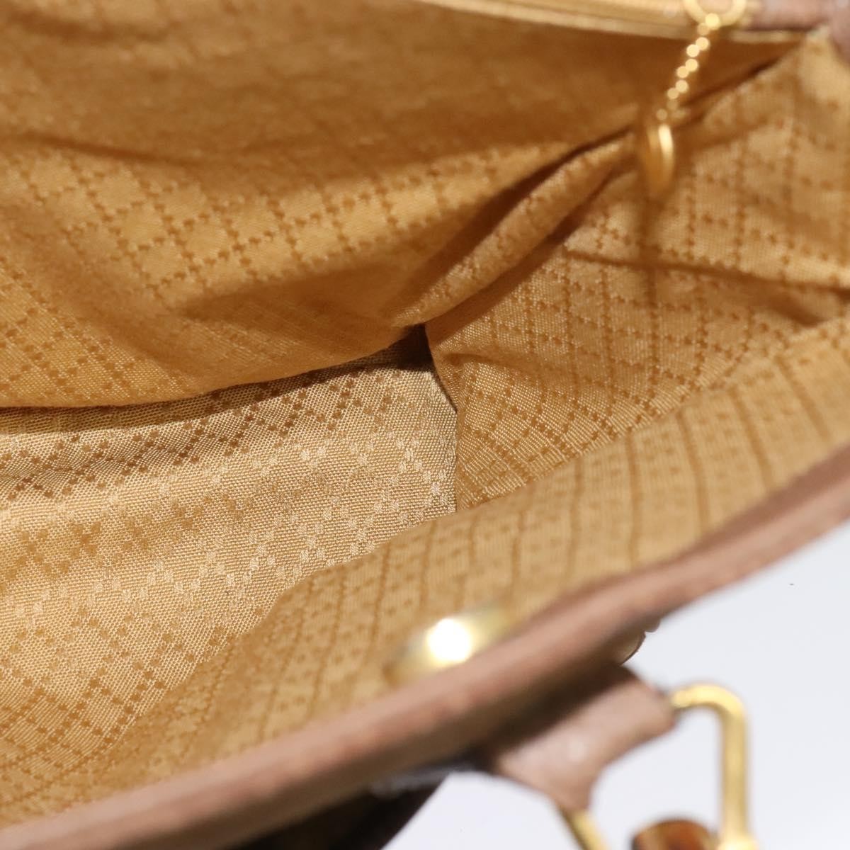 Gucci Bamboo Handle Tote Suede, BROWN, SUEDE, Tote bag