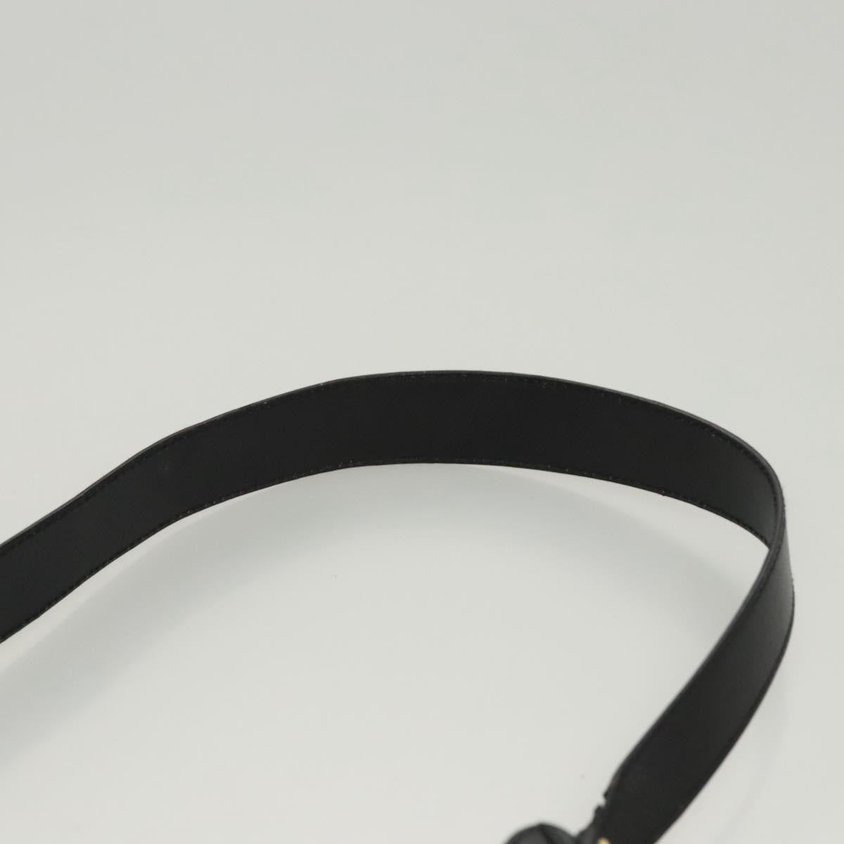 Salvatore Ferragamo Gancini Shoulder Bag Leather, BLACK, LEATHER, Shoulder bag