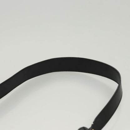 Salvatore Ferragamo Gancini Shoulder Bag Leather, BLACK, LEATHER, Shoulder bag