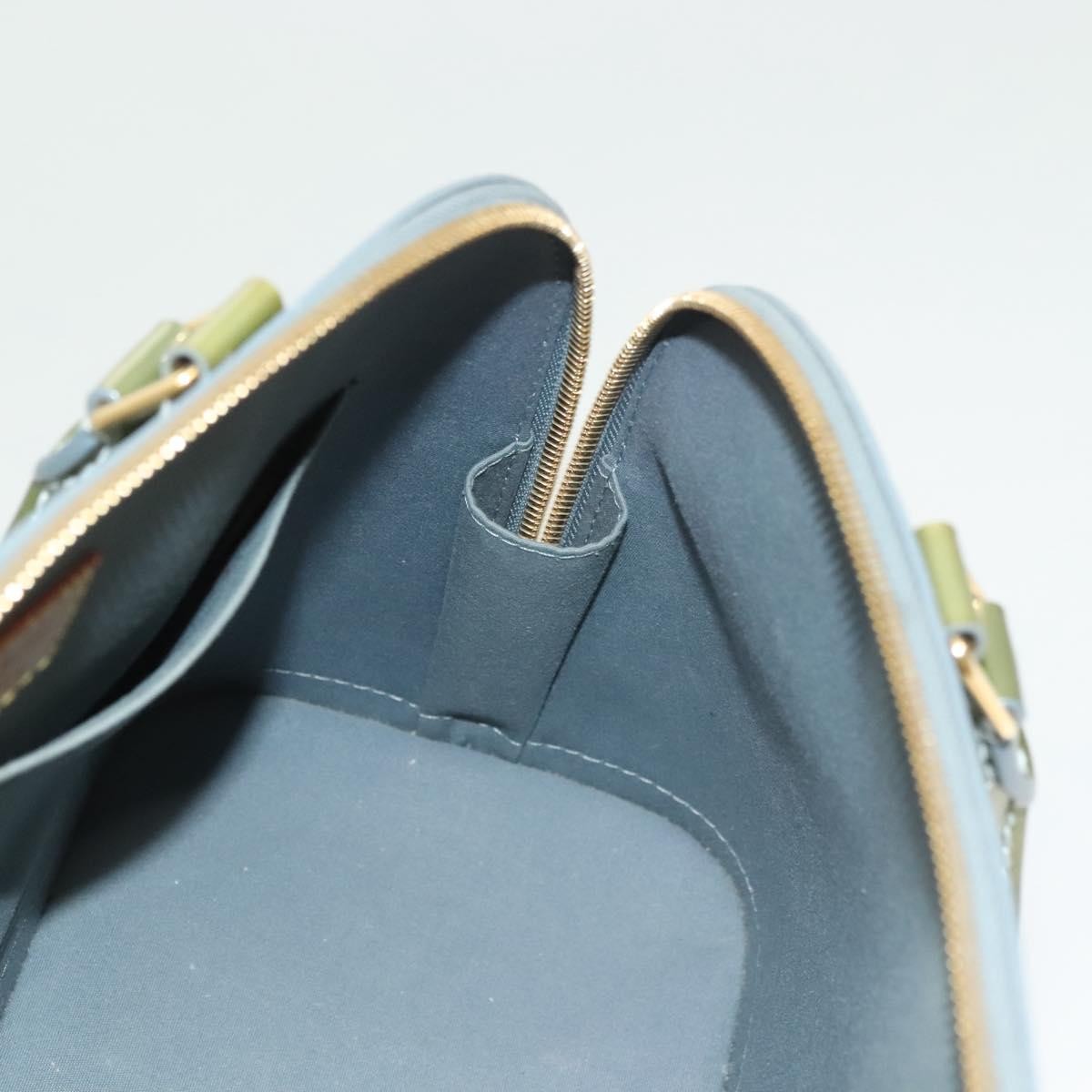 Louis Vuitton Alma Handbag Monogram Vernis, GREEN, PATENT_LEATHER, Handbag