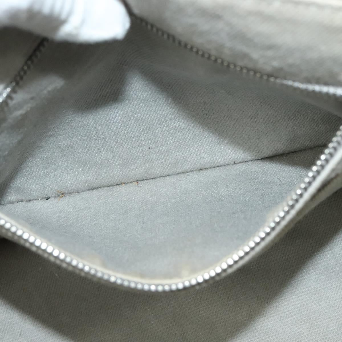 Prada Canapa Convertible Tote Rhinestone Embellished Denim, GRAY, CANVAS, Handbag