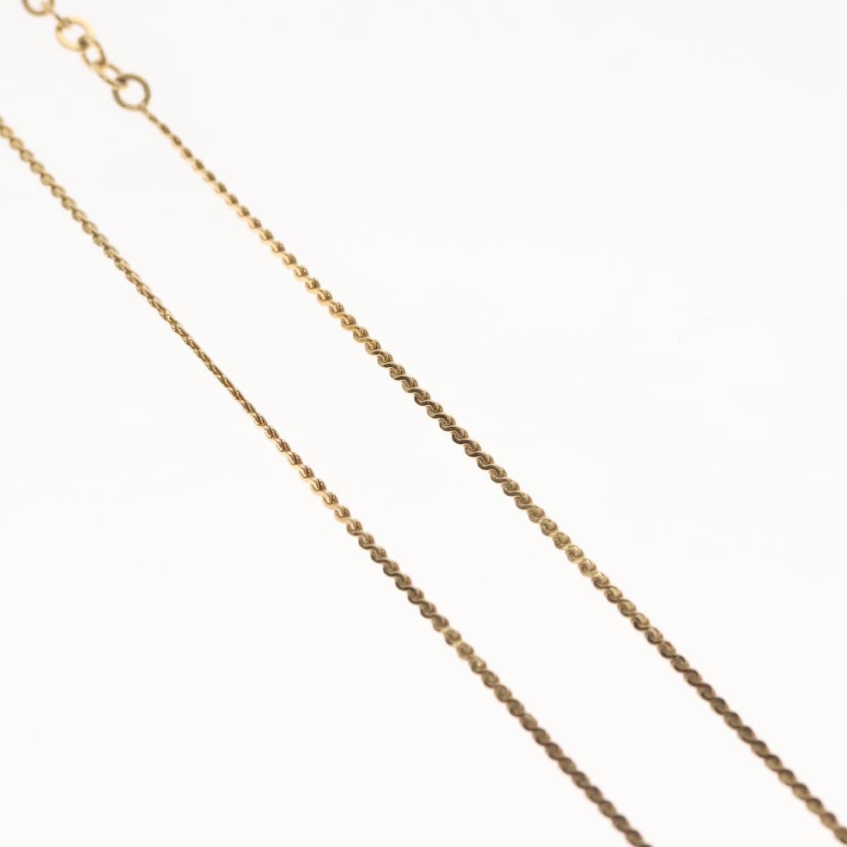 Christian Dior CD Pendant Necklace Gold-plated, GOLD, METAL, Necklace