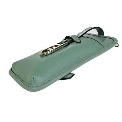 Fendi Smartphone Case leather, GREEN, LEATHER, Tech accessory
