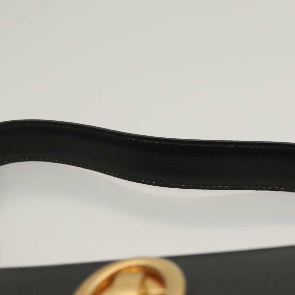 Christian Dior CD Shoulder bag Leather, BLACK, LEATHER, Shoulder bag