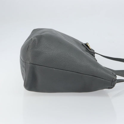 Gucci Bamboo Tassel Tote Leather, GRAY, LEATHER, Tote bag