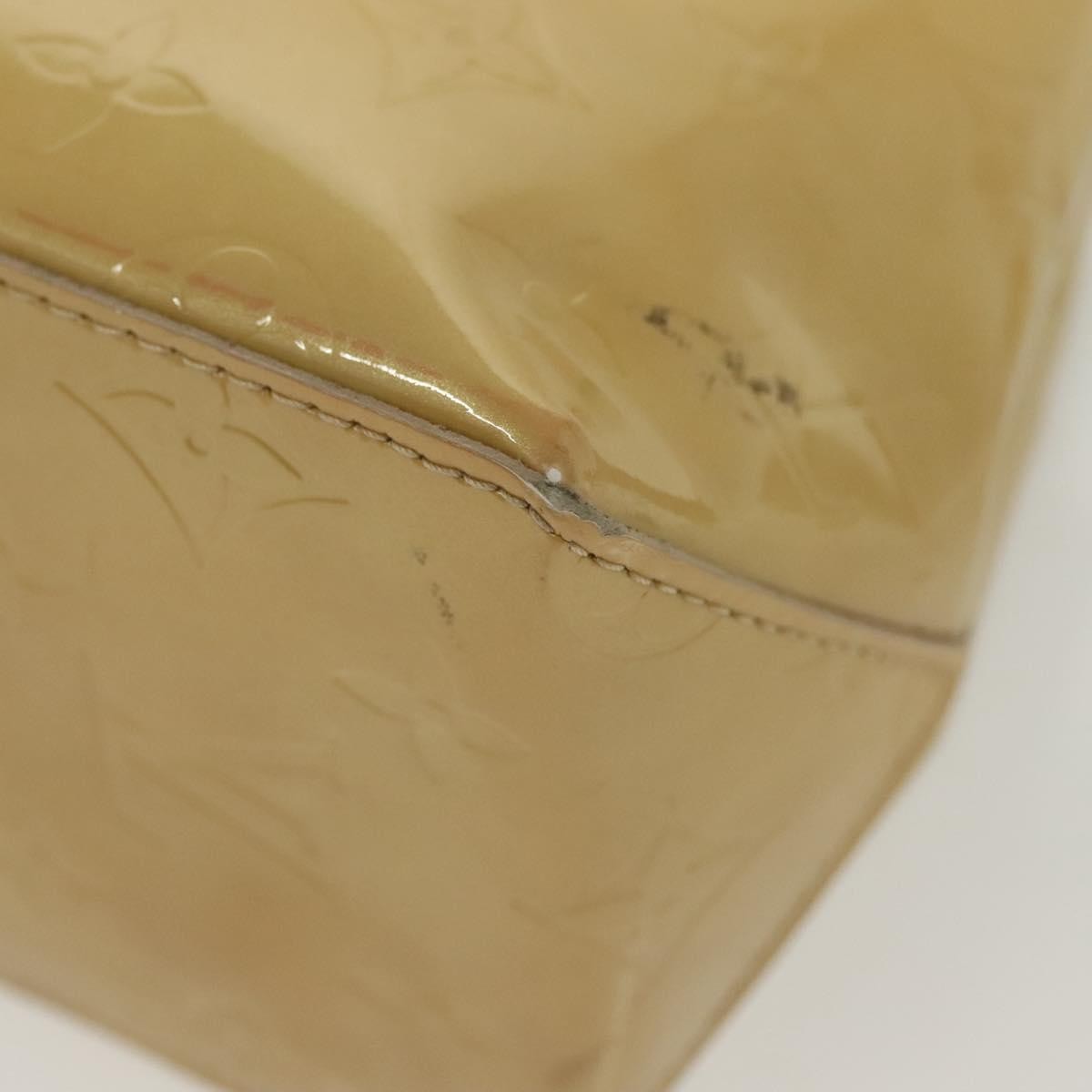 Louis Vuitton Reade Handbag Monogram Vernis, BEIGE, PATENT_LEATHER, Handbag