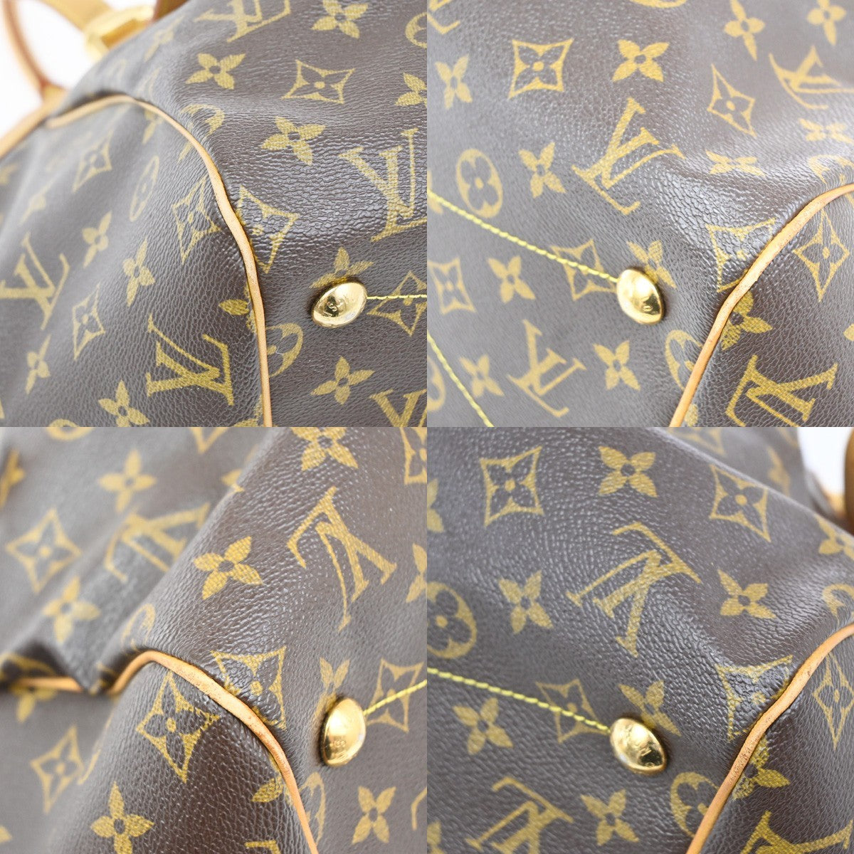 Louis Vuitton Tivoli Handbag Monogram Canvas, BROWN, CANVAS, Shoulder bag