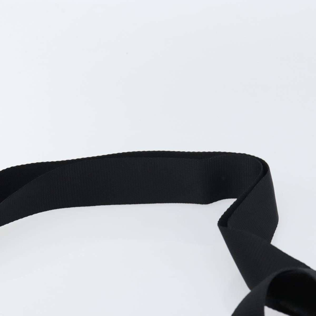 Prada Flat Messenger Bag Tessuto, BLACK, NYLON, Shoulder bag