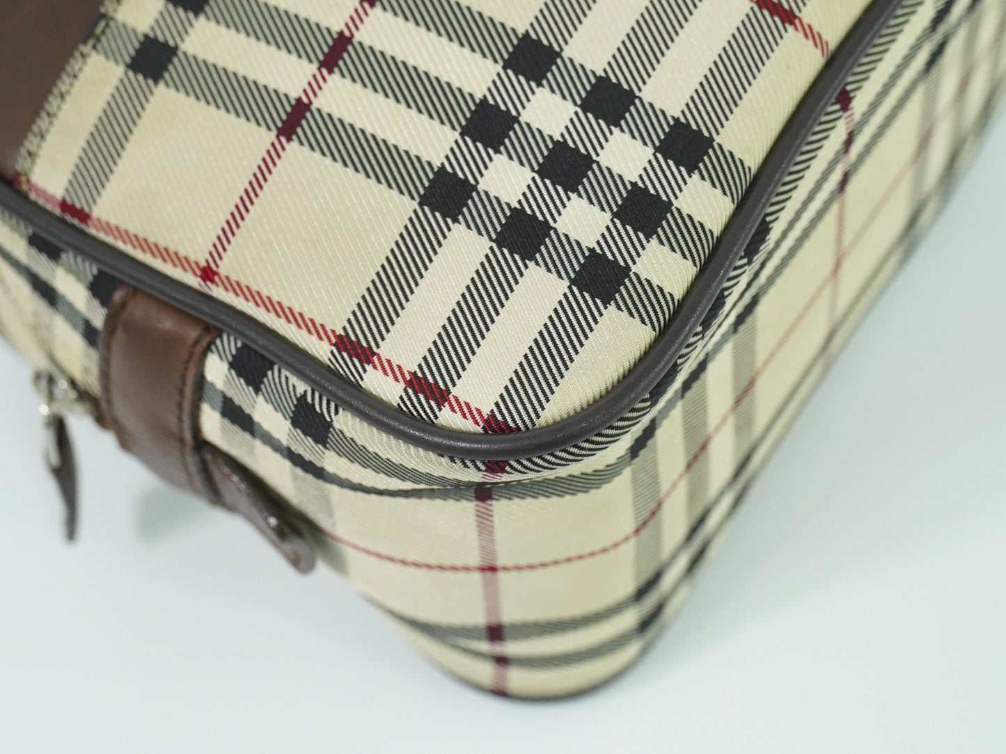 Burberry Nova Check Handbag Nova Check Canvas and leather, BEIGE, CANVAS, Handbag