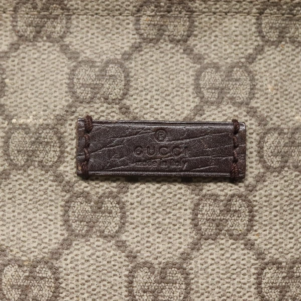 Gucci Zip Top Messenger Bag GG Coated Canvas, BEIGE, CANVAS, Shoulder bag