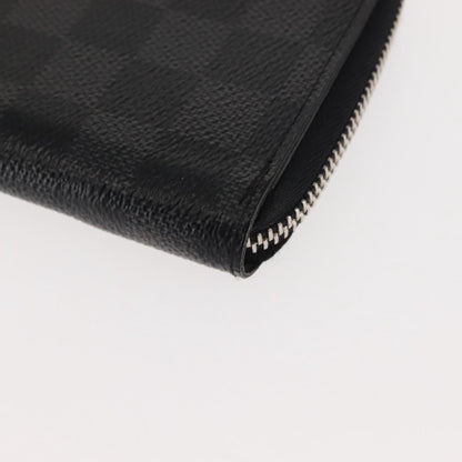 Louis Vuitton Zippy wallet vertical Damier Graphite, GRAY, CANVAS, Wallets