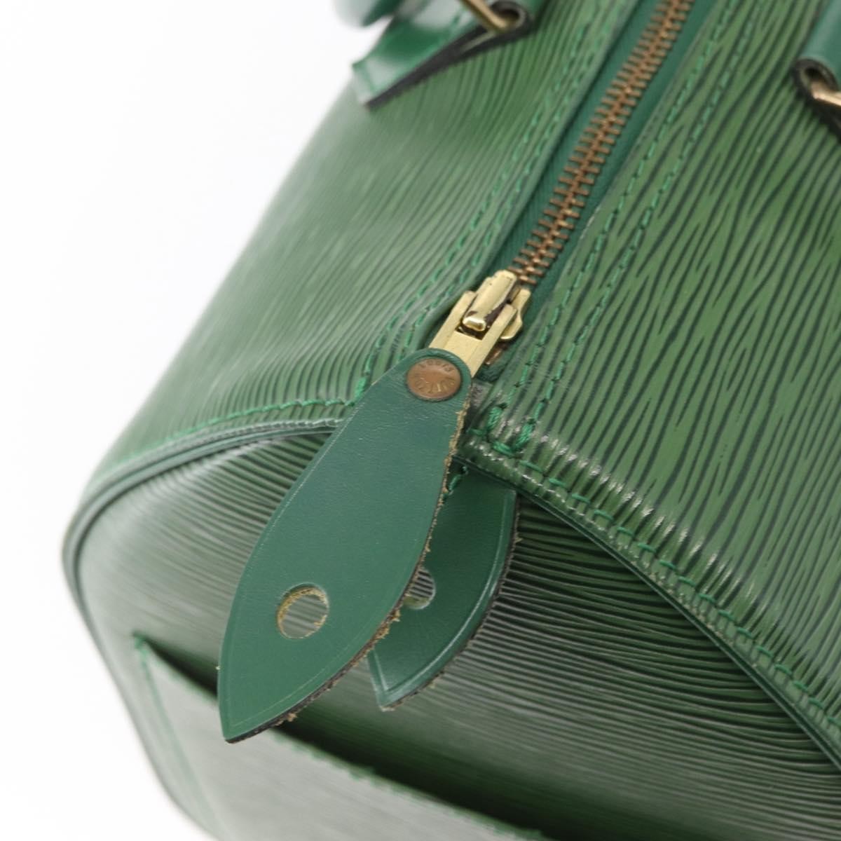 Louis Vuitton Speedy Handbag Epi Leather, GREEN, LEATHER, Handbag