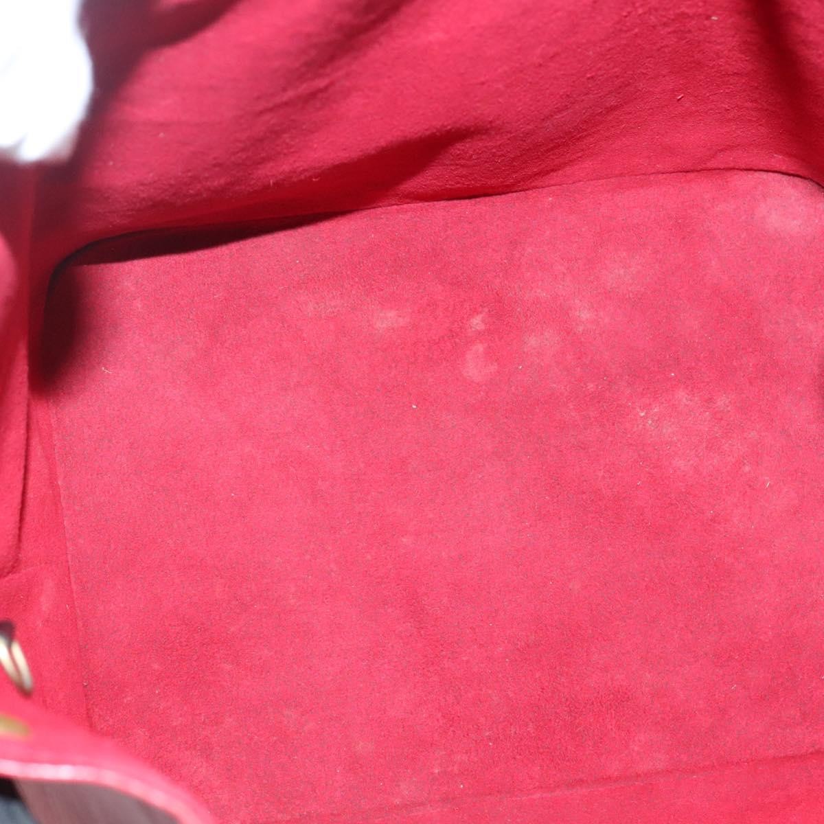 Louis Vuitton Petit Noe Handbag Two Tone Epi Leather, RED, LEATHER, Handbag