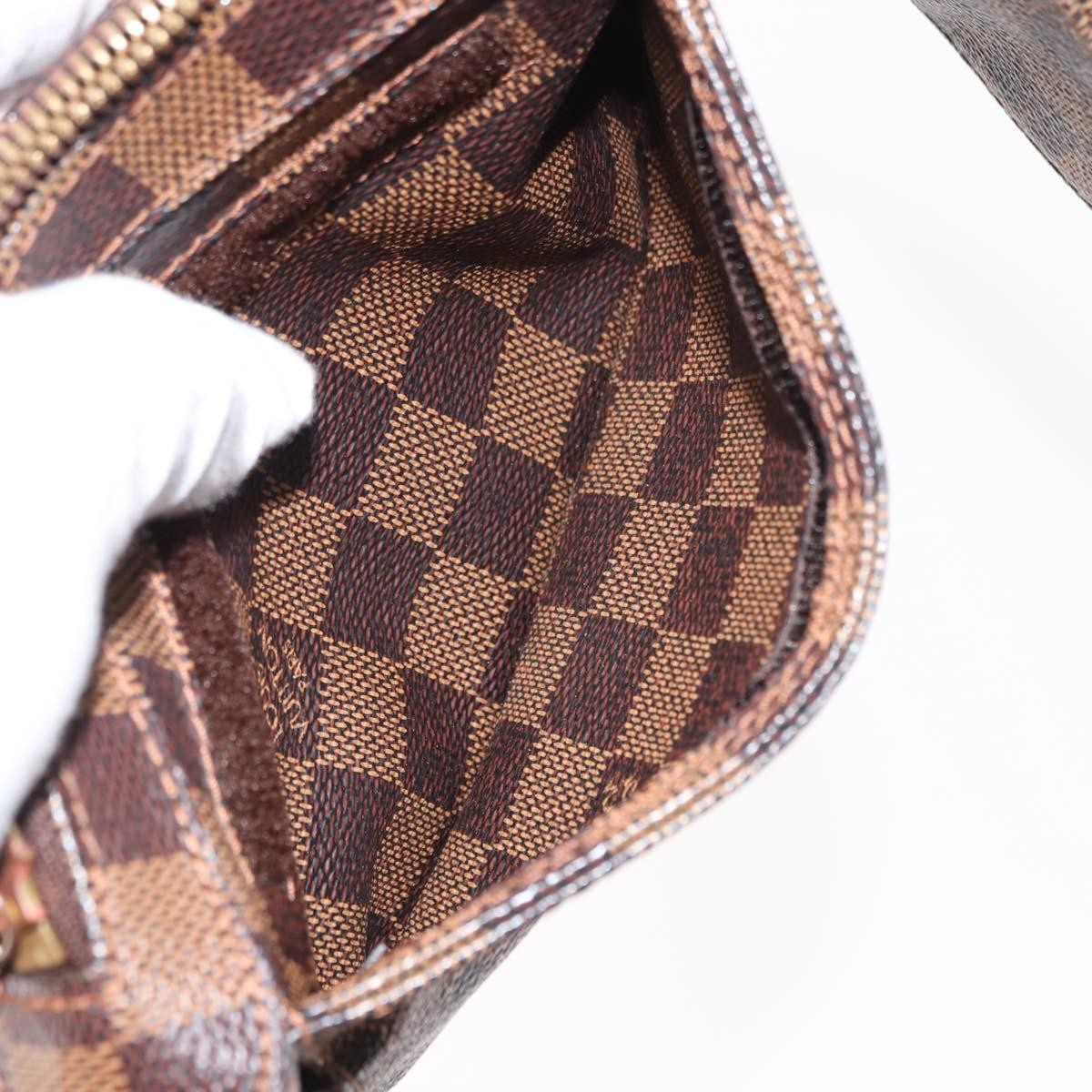 Louis Vuitton Geronimos Waist Bag Damier, BROWN, CANVAS, Shoulder bag