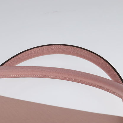 Salvatore Ferragamo Gancini handbag Leather, PINK, LEATHER, Handbag