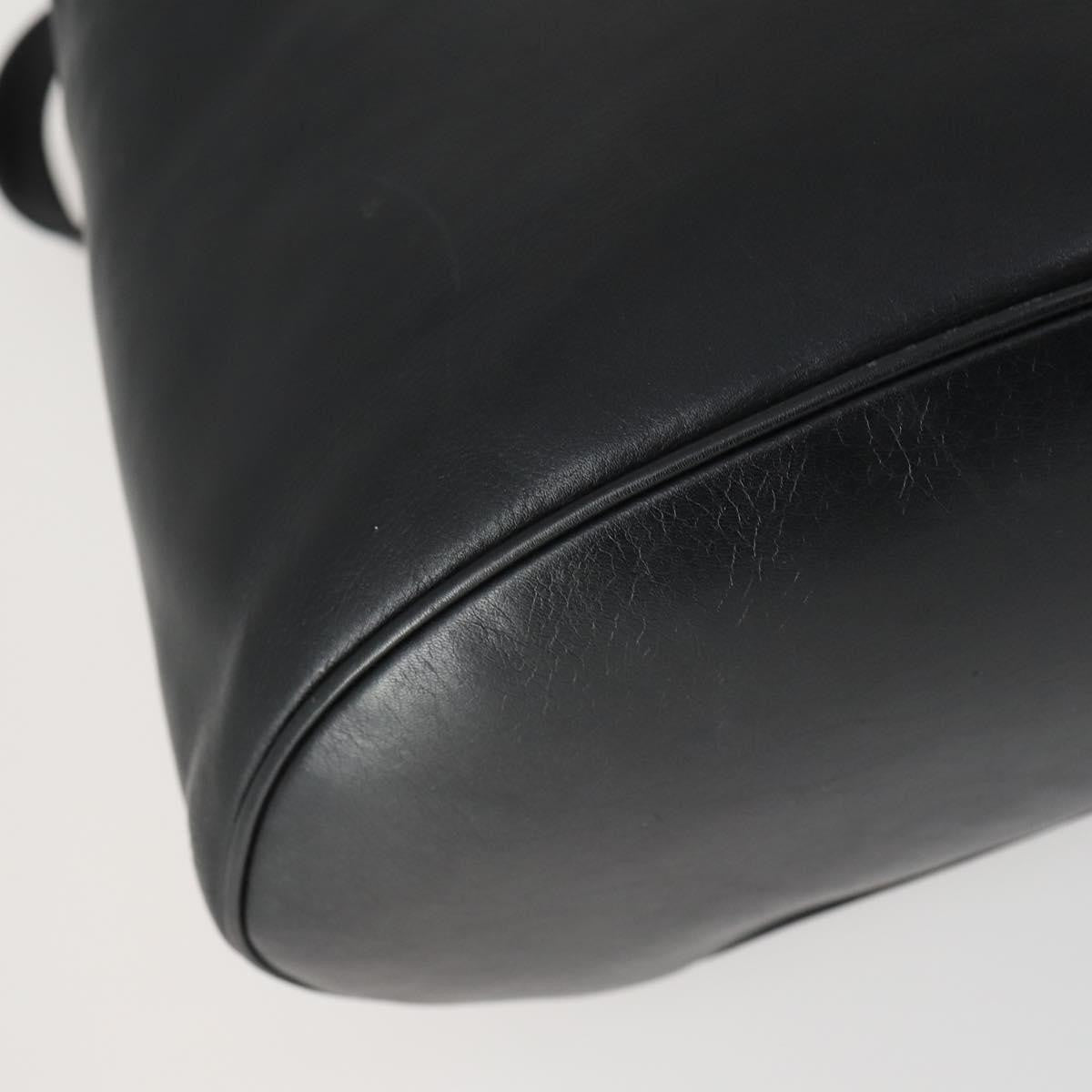 Salvatore Ferragamo Gancini Backpack Leather, BLACK, LEATHER, Backpack