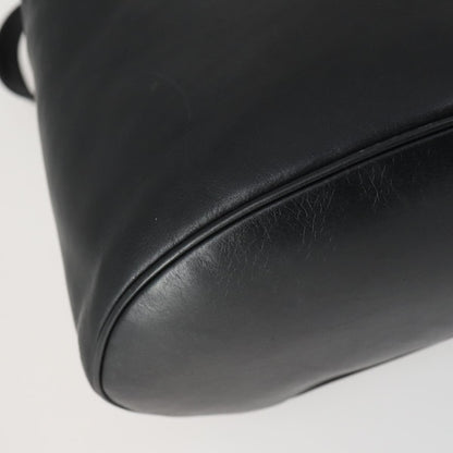 Salvatore Ferragamo Gancini Backpack Leather, BLACK, LEATHER, Backpack