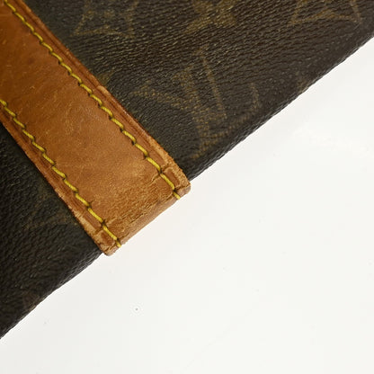 Louis Vuitton Keepall Bandouliere Bag Monogram Canvas, BROWN, CANVAS, Travel bag