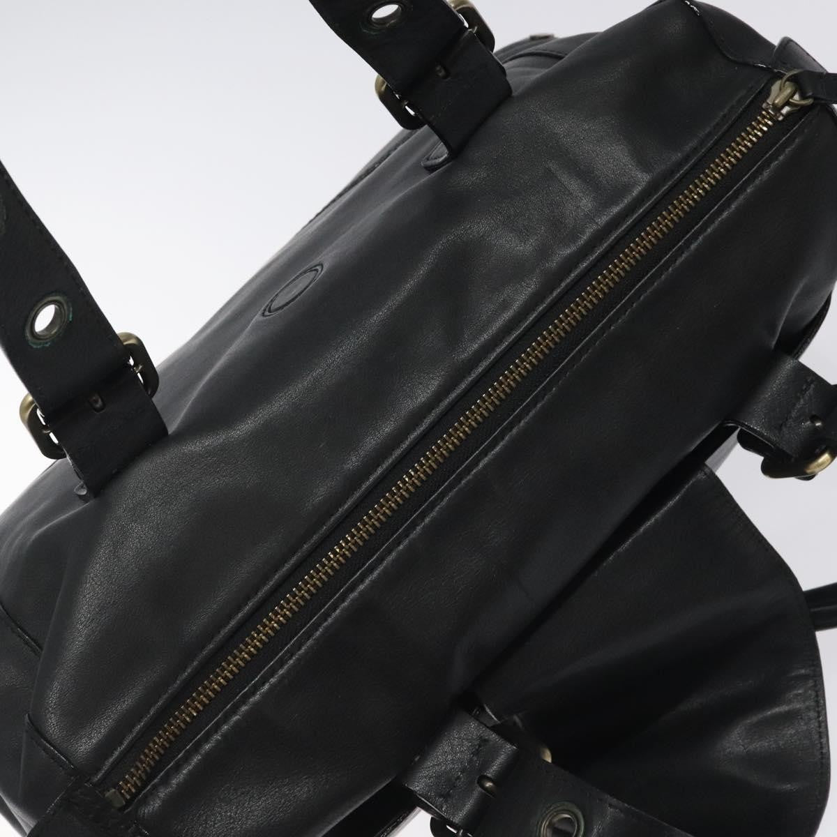 Chloe Vintage Shoulder Bag Leather, BLACK, LEATHER, Shoulder bag